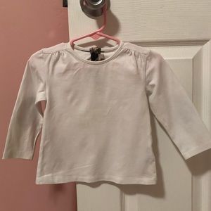 Burberry long sleeve t-shirt. Size 18M.